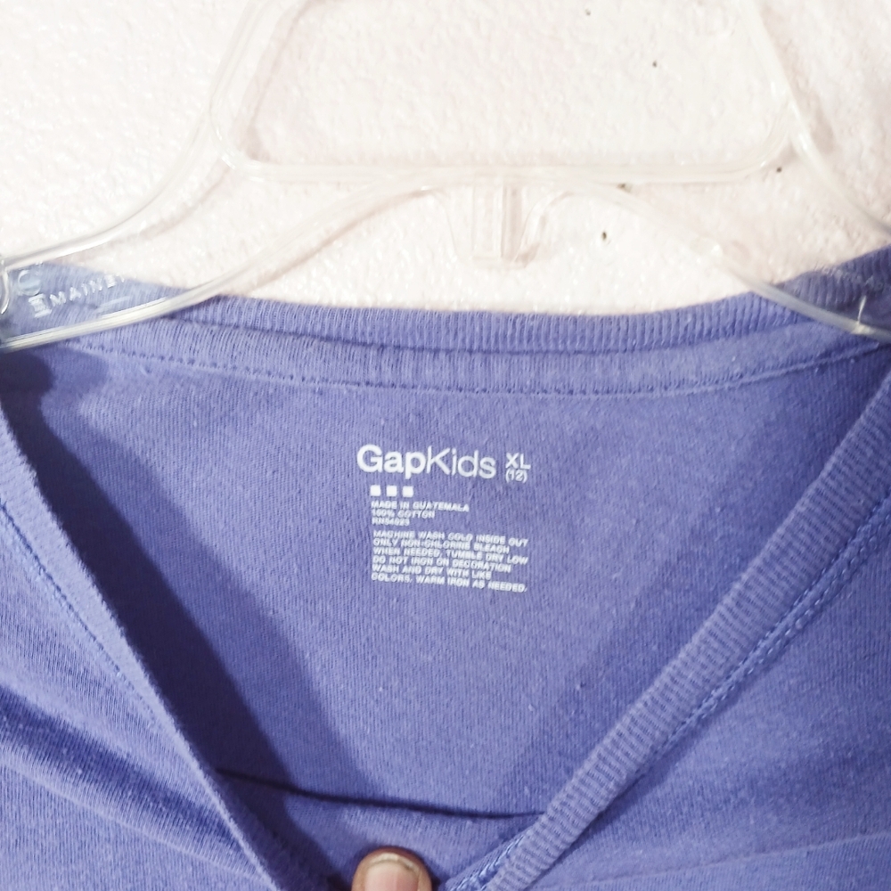 GAP Kids Long Sleeve Batman Shirt - Purple and Pink - Picture 4 of 5